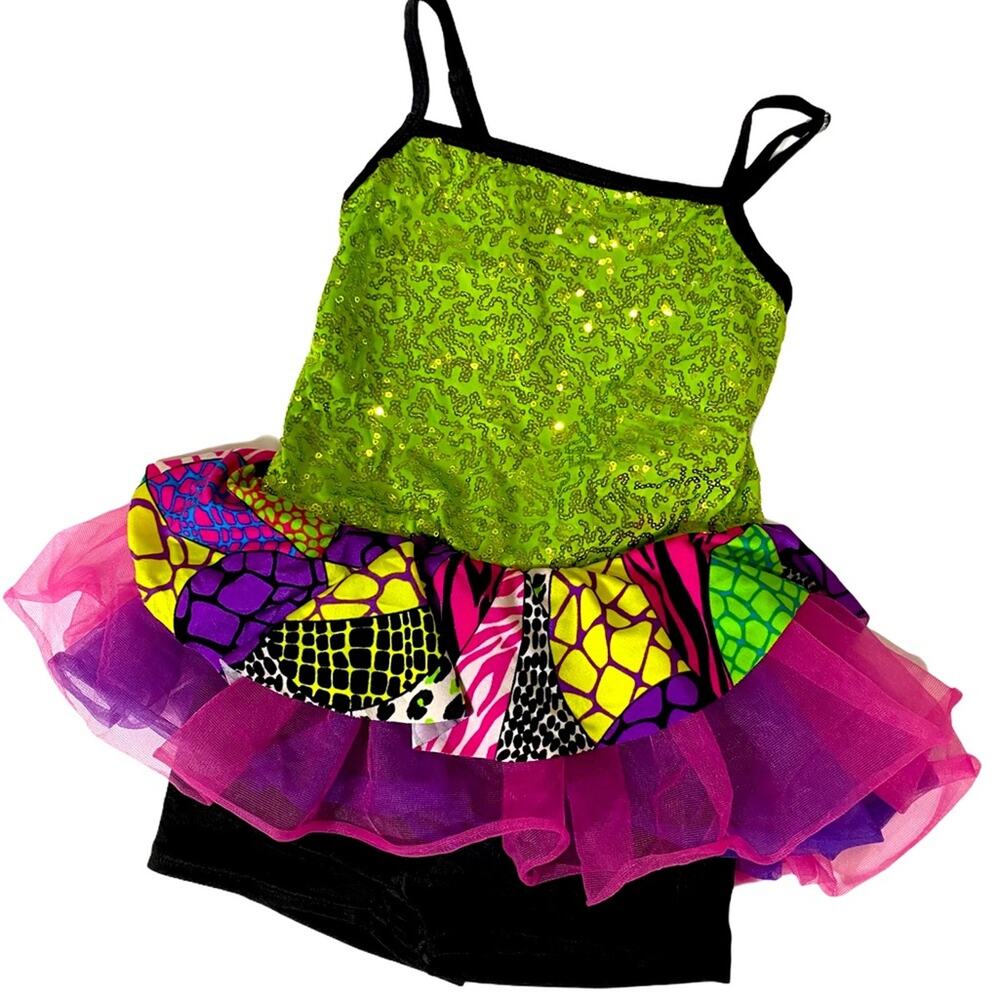 Girls Dance Outfit Curtain Call Costumes Peace Out E2104 Dance Jazz